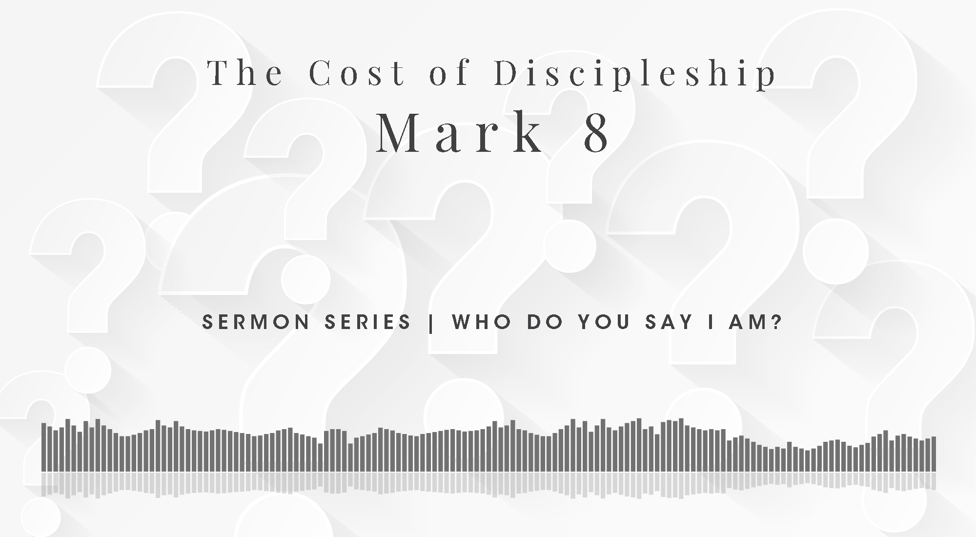 A Mini Bible Study in Mark, From the Who Do You Say I Am? Sermon Series, Wyandotte County Christian Church Wednesday Family Night